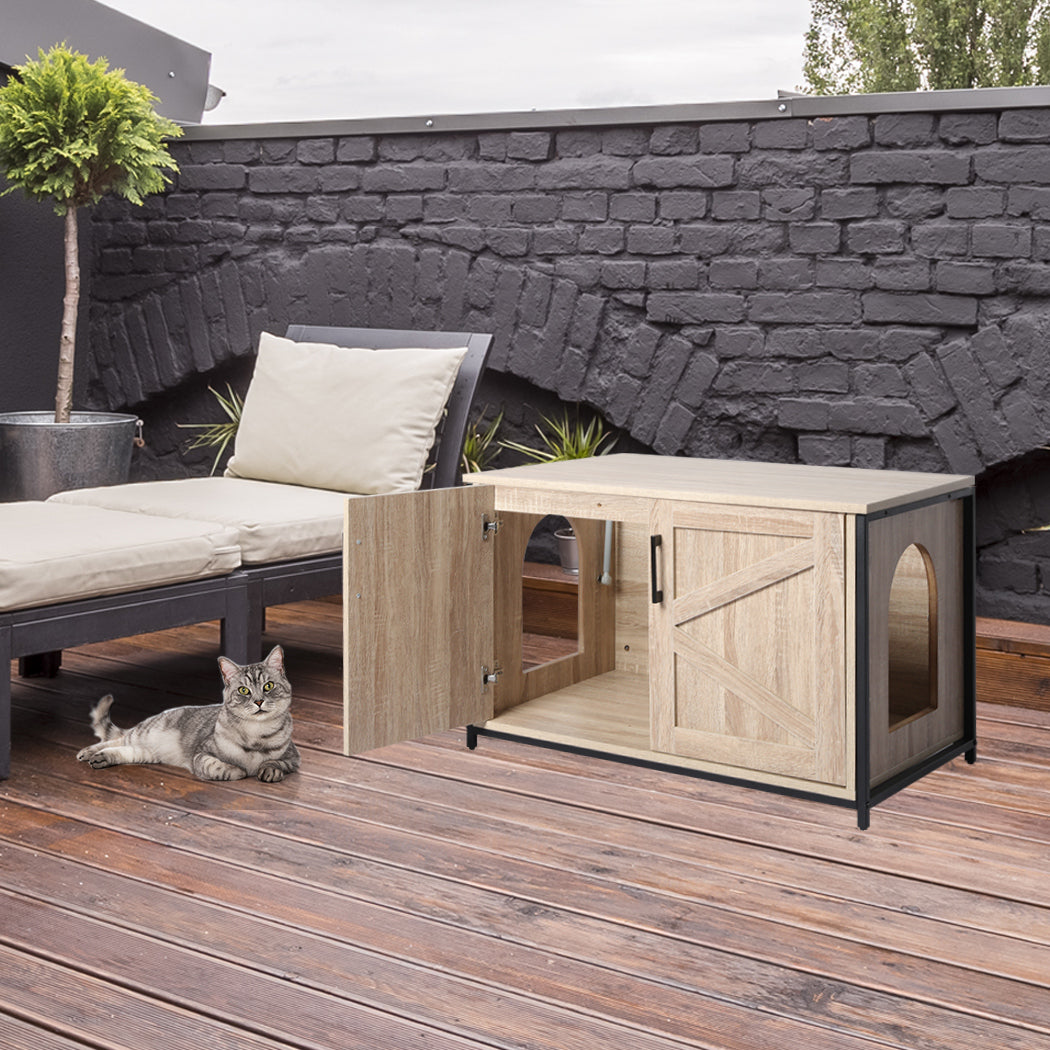 PaWz Enclosed Cat Litter Cabinet Box-1942352743071092743