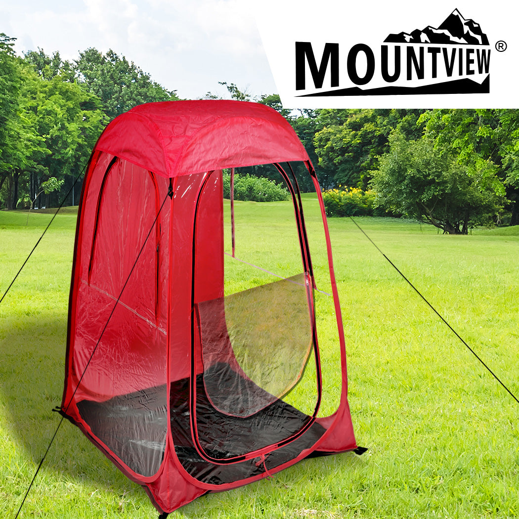 Mountview Pop Up Tent Camping Outdoor Red