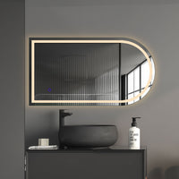 EMITTO LED Wall Mirror Arch Anti-fog 50*90cm 50x90