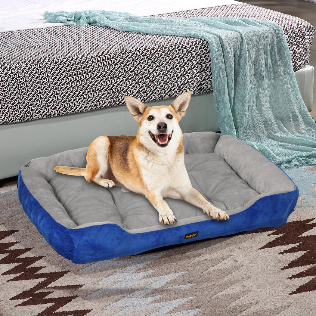 PaWz Pet Bed Dog Beds Bedding Mattress L Navy Large