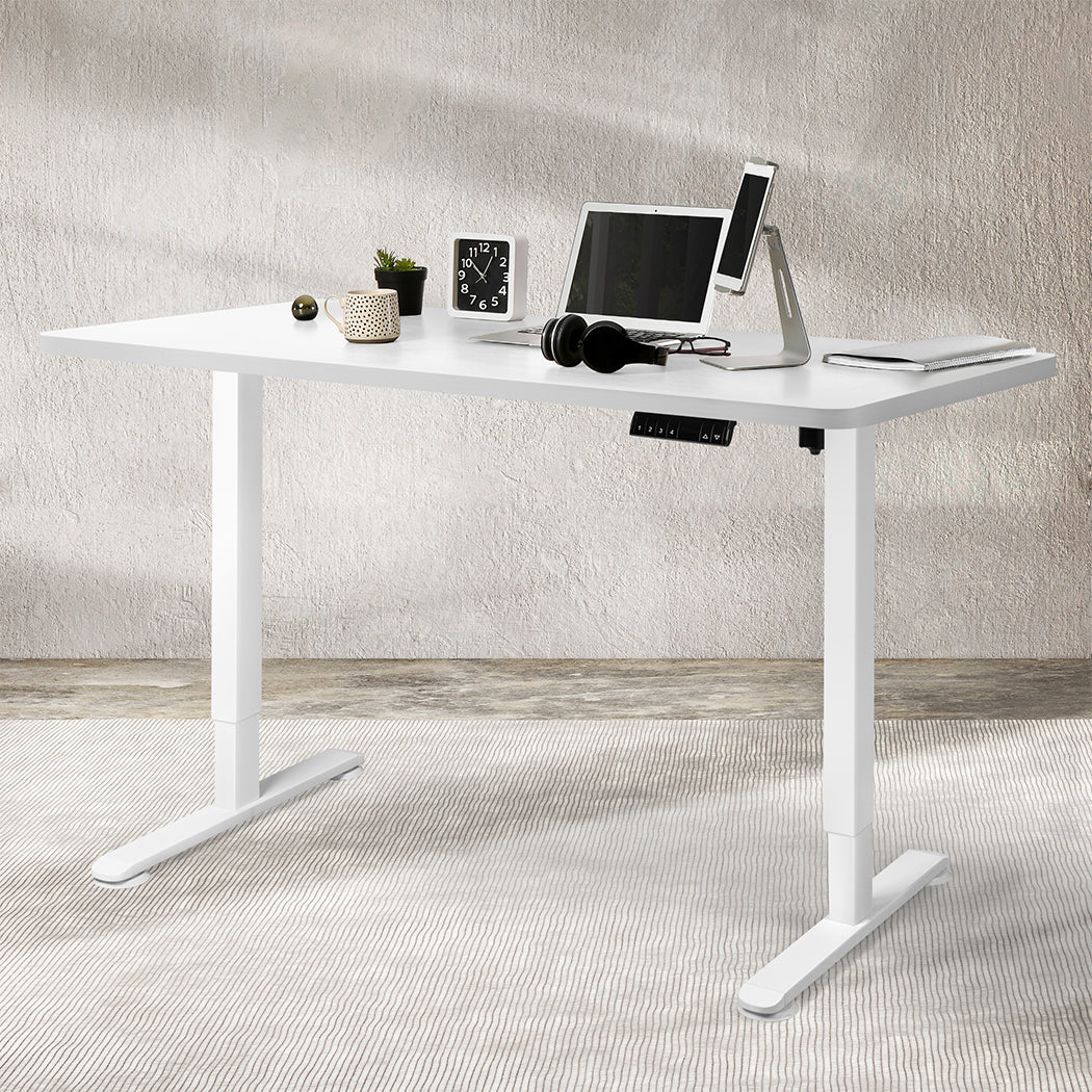 Levede Motorised Standing Desk Height 120cm White 800x 1.5MM