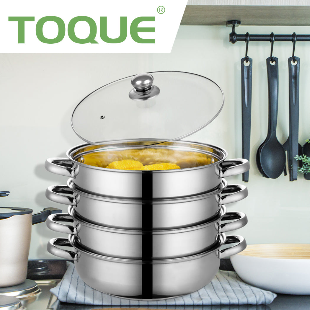 TOQUE Stainless Steel Steamer Meat Vegetable