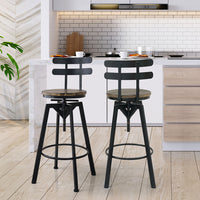 Levede 1x Bar Stool Industrial Adjustable