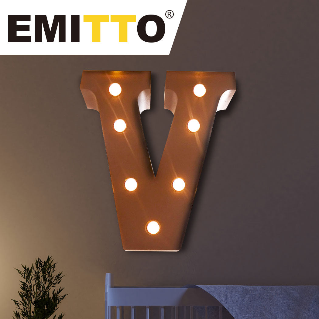 LED Metal Letter Lights Free Standing