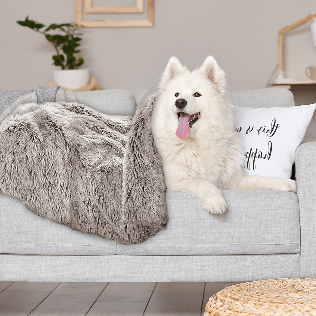 PaWz Dog Blanket Pet Cat Mat Puppy Warm Brown-1942352738012762119