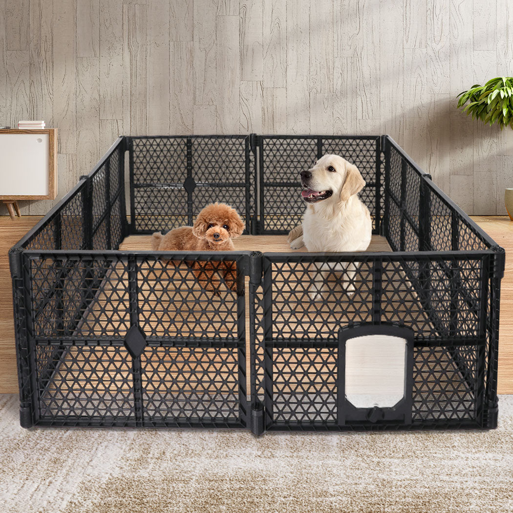 PaWz Pet Playpen Folding Dog Plastic L Large-1942353086743973895