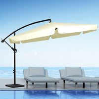 Mountview 3M Outdoor Umbrella Beach Beige With Base