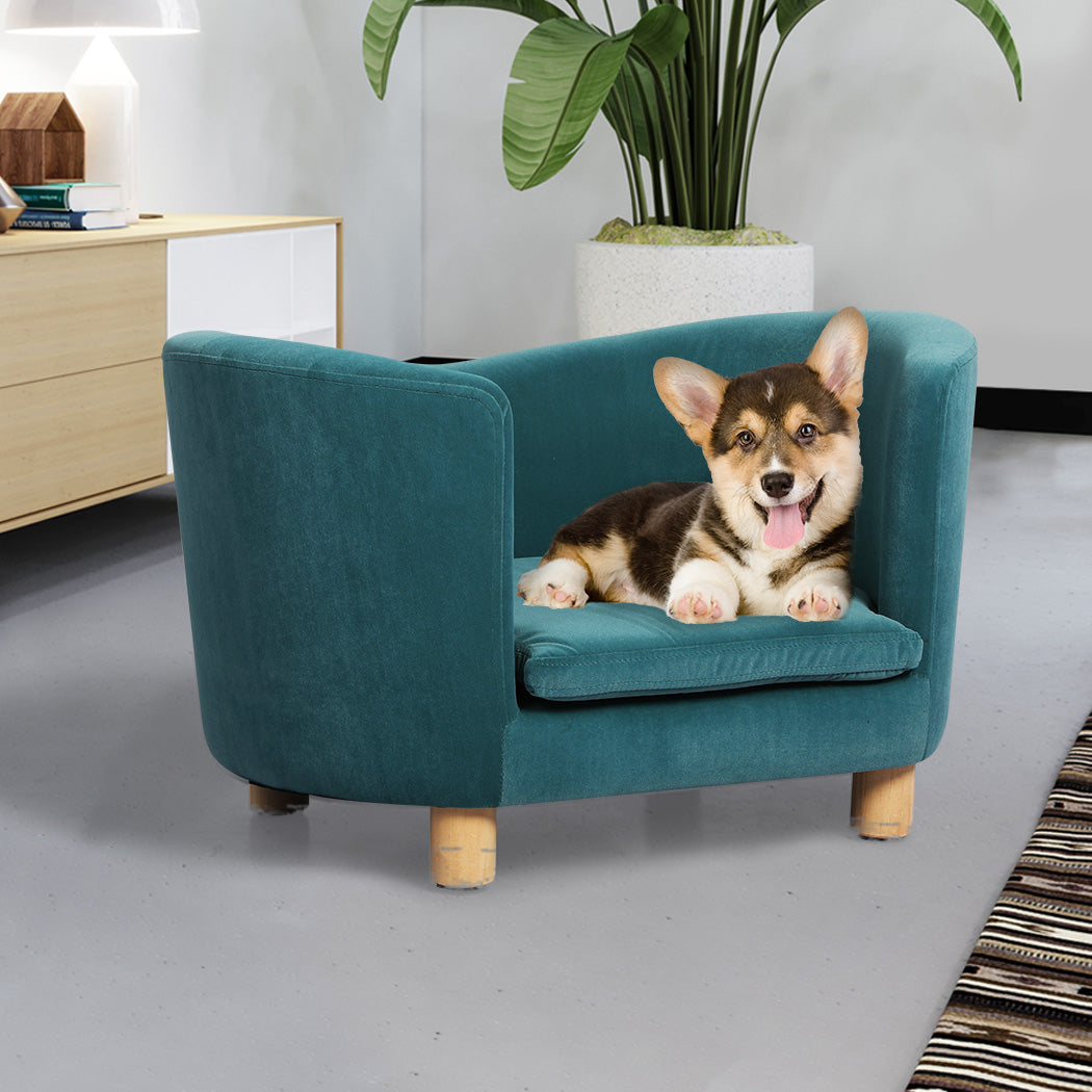PaWz Pet Sofa Bed Dog Warm Soft Lounge Blue-1942353084076396551