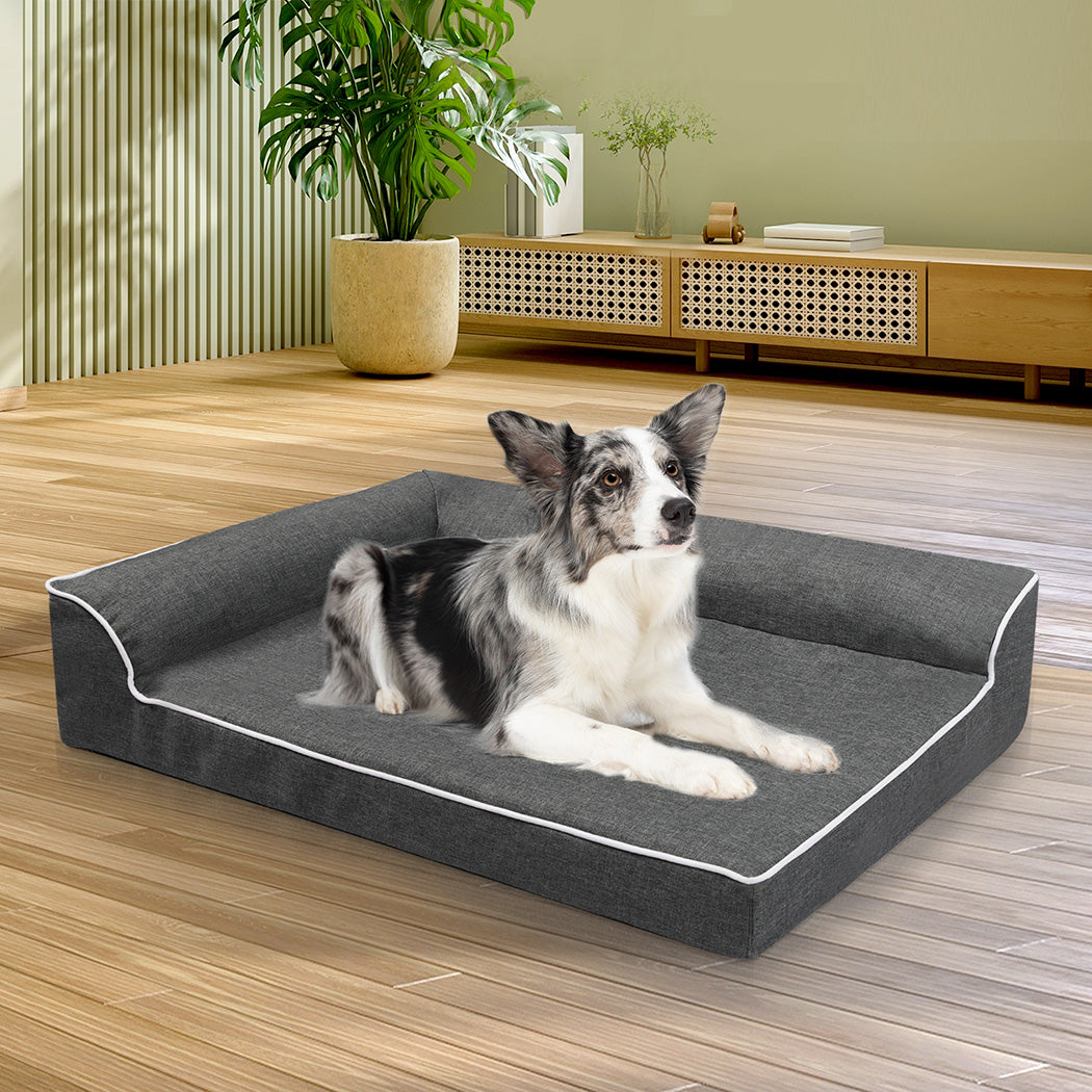 Pawz Orthopedic Dog Bed XL Grey-1942353669353771015