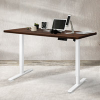 Levede Motorised Standing Desk Height 120cm Walnut 800x 1.5MM