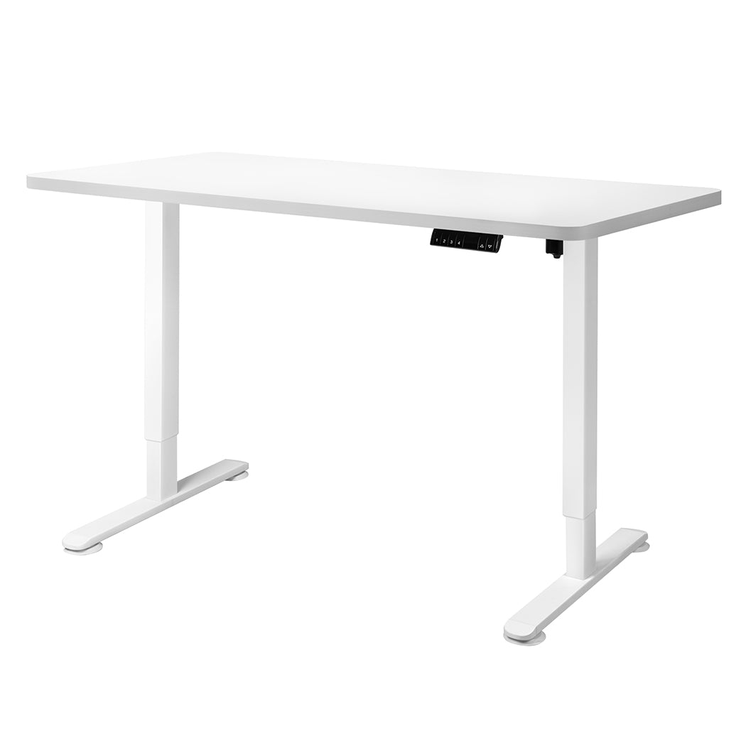 Levede Motorised Standing Desk Adjustable 140cm White 1000x 1MM