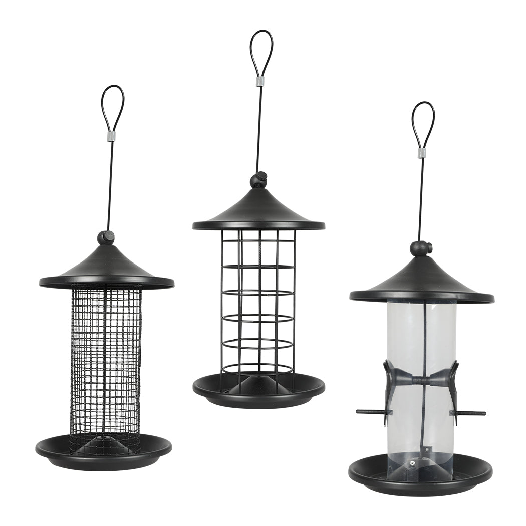 PaWz 3x Bird Feeder Hanging Wild Seed-1942353632607473664