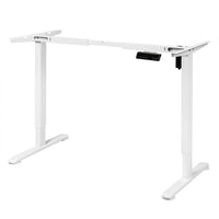 Levede Motorised Standing Desk Frame White Single Motor