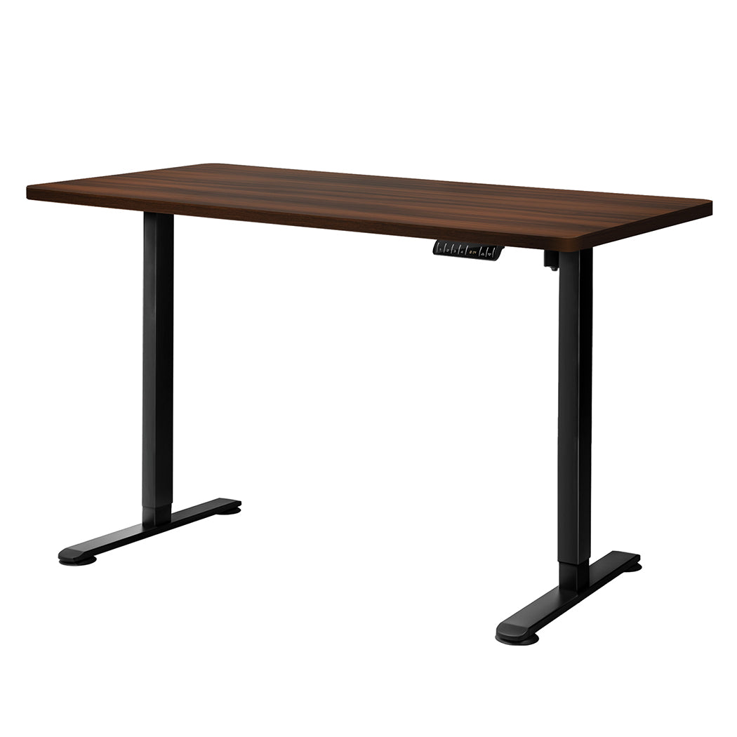 Levede Motorised Standing Desk Height 120cm Walnut 800x 1.5MM