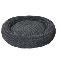 PaWz Calming Dog Bed Warm Soft Plush XL Dark Grey X-Large-1942352745151467520