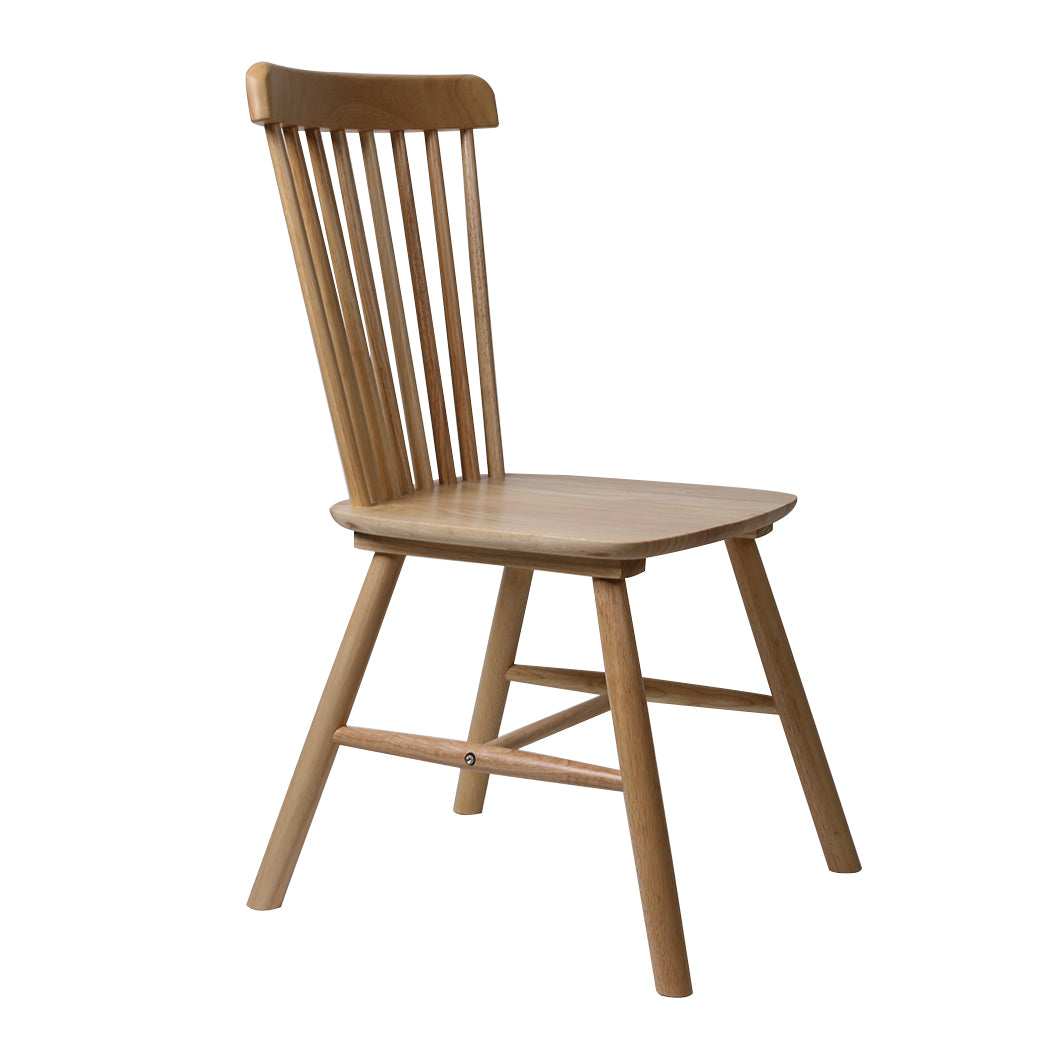 Levede 2x Dining Chairs Kitchen Windor Oak