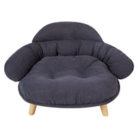 Pawz Elevated Pet Dog Cat Sofa Bed Couch L Size Grey-1942353691545833472