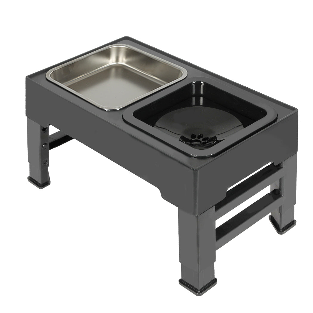 PaWz Elevated Pet Feeder 4 Height Adjustable-1942352756320899072