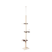 PaWz Cat Scratching Post Tree Condo Beige-1942352735965941760
