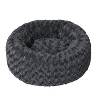 PaWz Calming Dog Bed Warm Soft Plush S Dark Grey Small-1942352744987889664