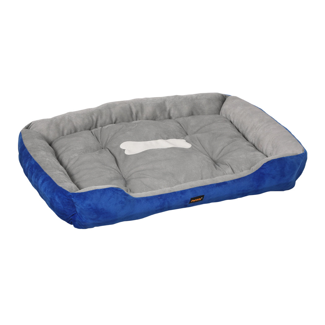 PaWz Pet Bed Dog Beds Bedding Mattress M Navy Medium