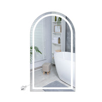 EMITTO LED Wall Mirror Arch Anti-fog 50*90cm 50x90