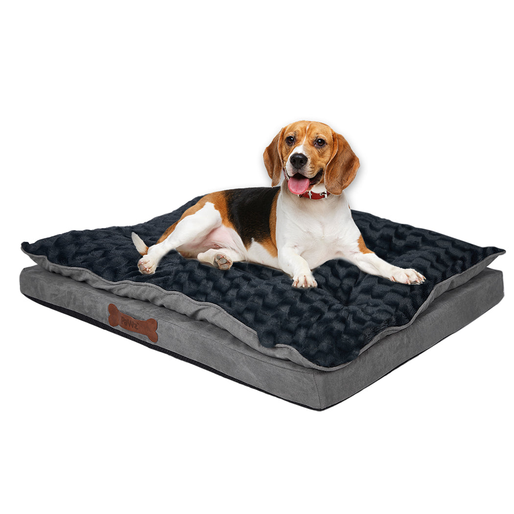 Dog Calming Bed Warm Soft Plush Comfy S Grey Small-1942353079060008960
