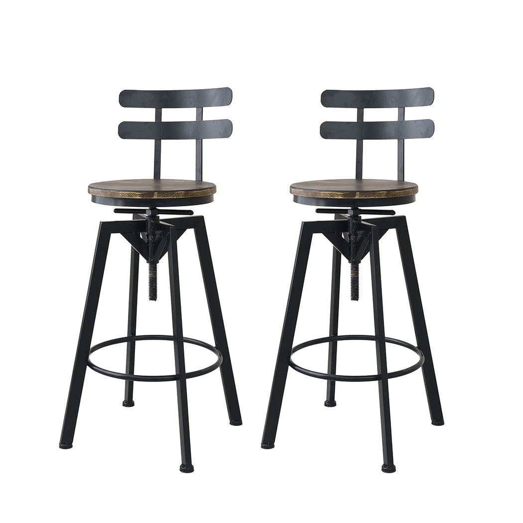 Levede 1x Bar Stool Industrial Adjustable