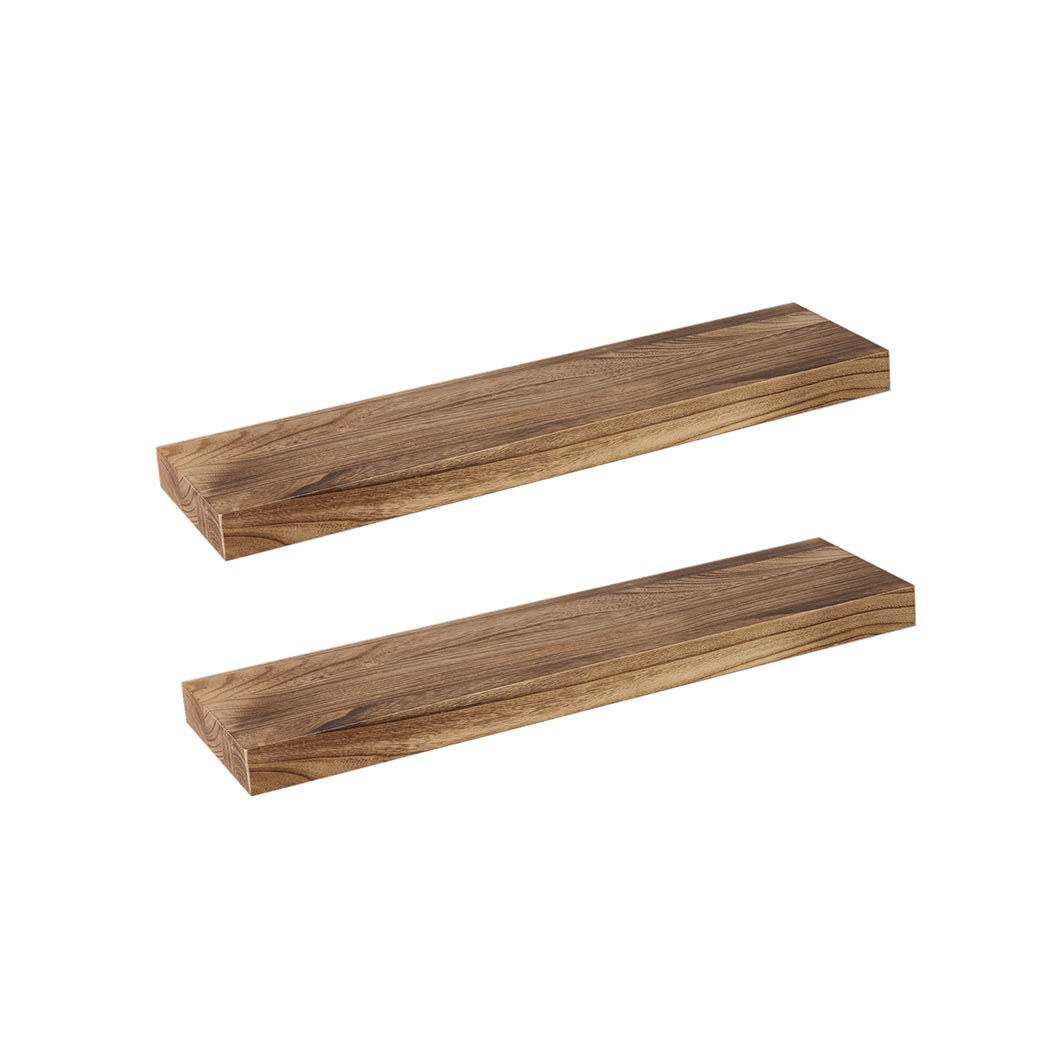 Levede 2 Pcs Floating Shelves Wall Mounted Medium