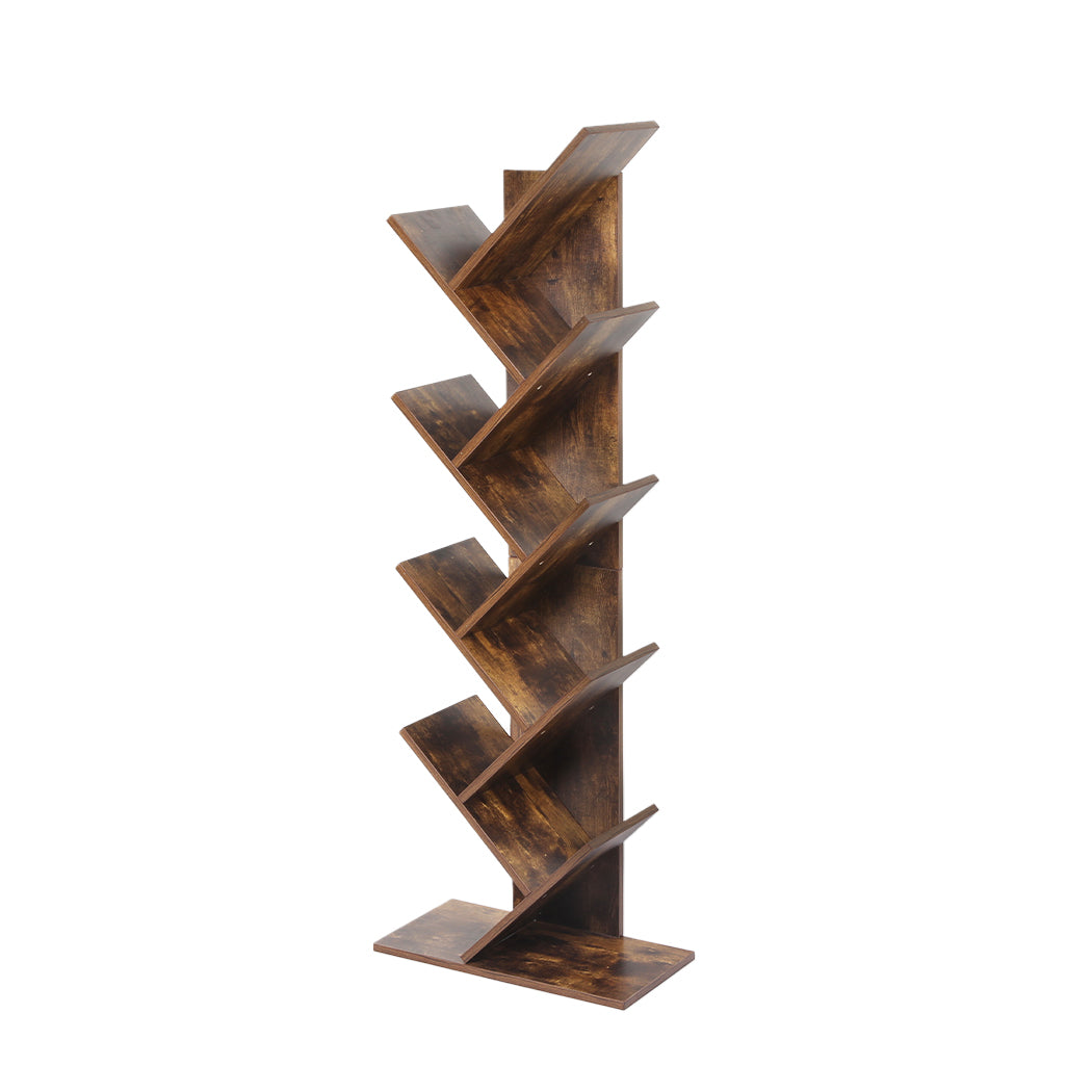 Levede Bookshelf Wooden Tree Bookcase