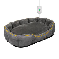 PaWz Electric Pet Heater Bed Heated L Grey Large-1942352736624447488