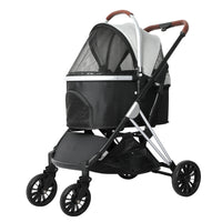 PaWz 4 Wheels Pet Stroller Dog Cat Pram-1942352822020476928