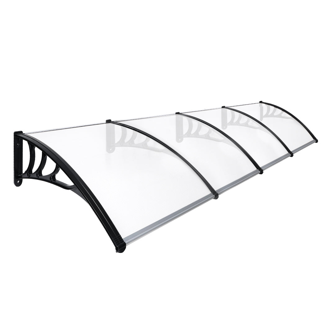 Mountview Window Door Awning Outdoor 1M X 4M Transparent 1x4M