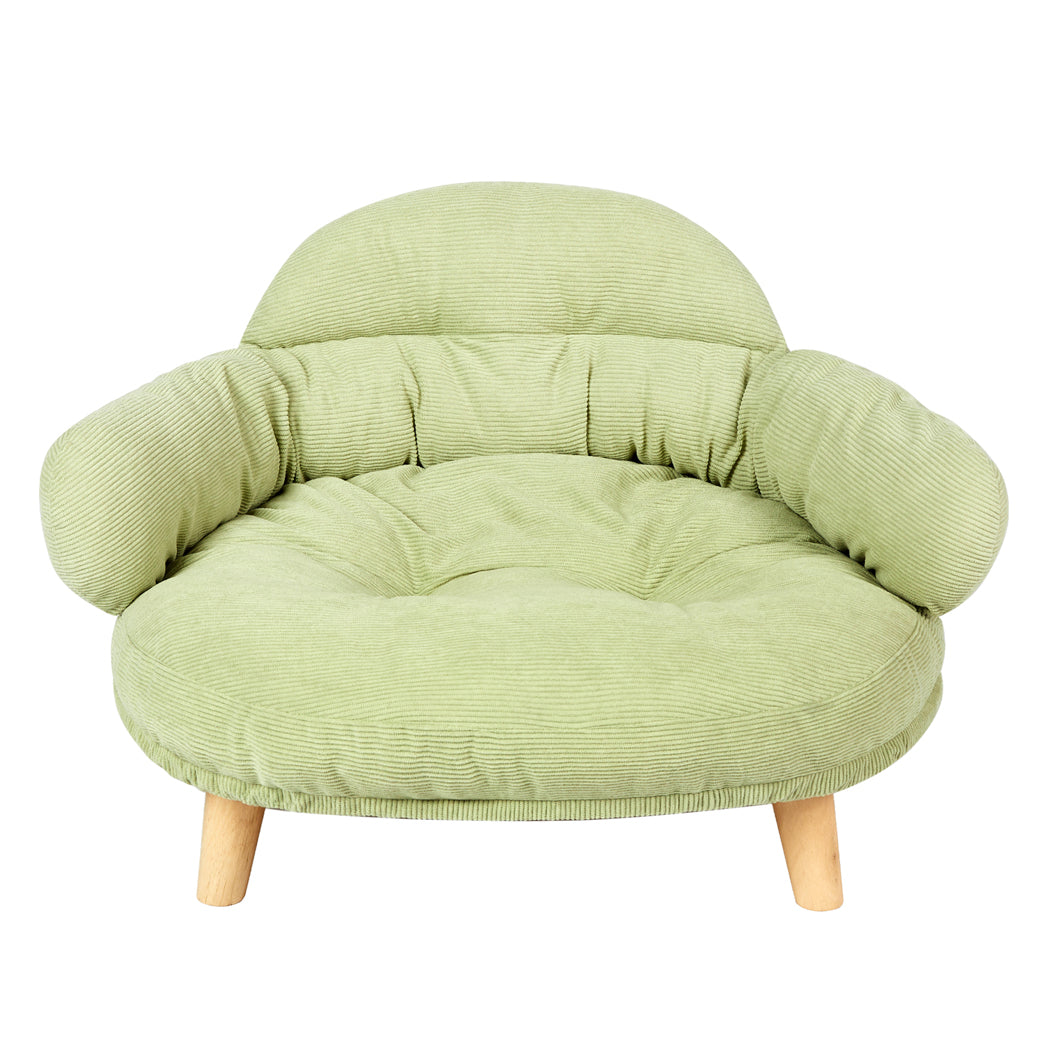 Pawz Elevated Pet Dog Cat Sofa Bed Couch L Size Green-1942353691378061312