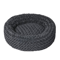 PaWz Calming Dog Bed Warm Soft Plush L Dark Grey Large-1942352744648151040