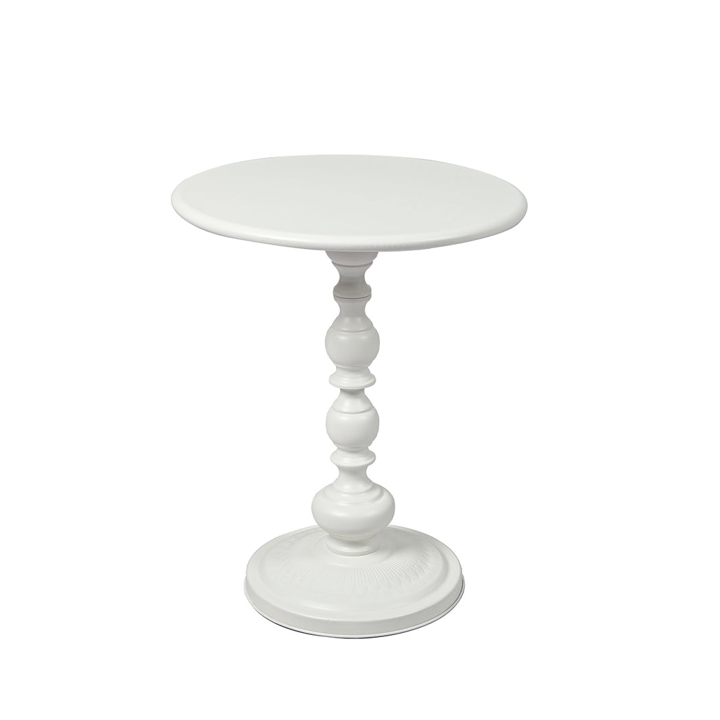 Levede Side Table Bedside Table Vintage White