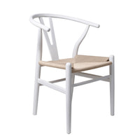 Levede 2x Dining Chairs Wooden Hans White