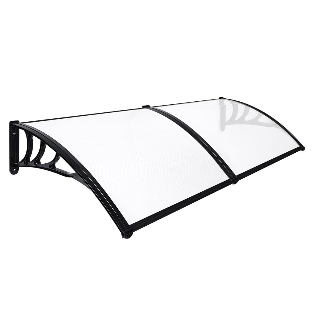 Mountview Window Door Awning Outdoor 1M X 2.4M Transparent 1x2.4M