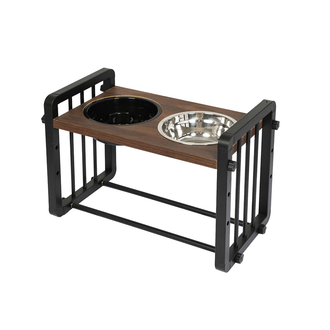 PaWz Adjustable Height Pet Feeder Elevated Medium-1942352762318753792
