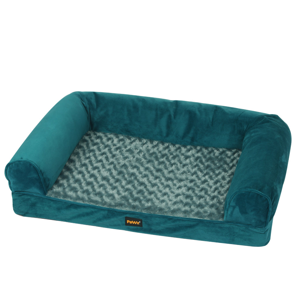 PaWz Pet Bed Sofa Dog Bedding Soft Warm L Blue Large-1942353066829418496