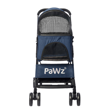 PaWz Large Pet Stroller Dog Cat Carrier Blue-1942352820661522433
