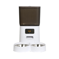 PaWz 5L Automatic Pet Feeder 2 Bowl White-1942352770094993409