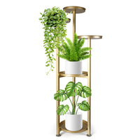 Levede Plant Stand Outdoor Indoor Flower Gold Large