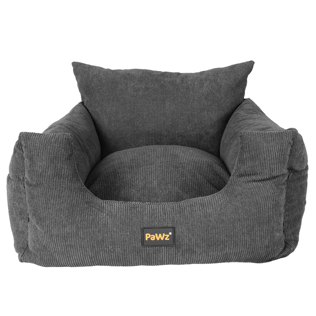 PaWz Pet Car Booster Seat Dog Protector M Grey Medium-1942352753527492609