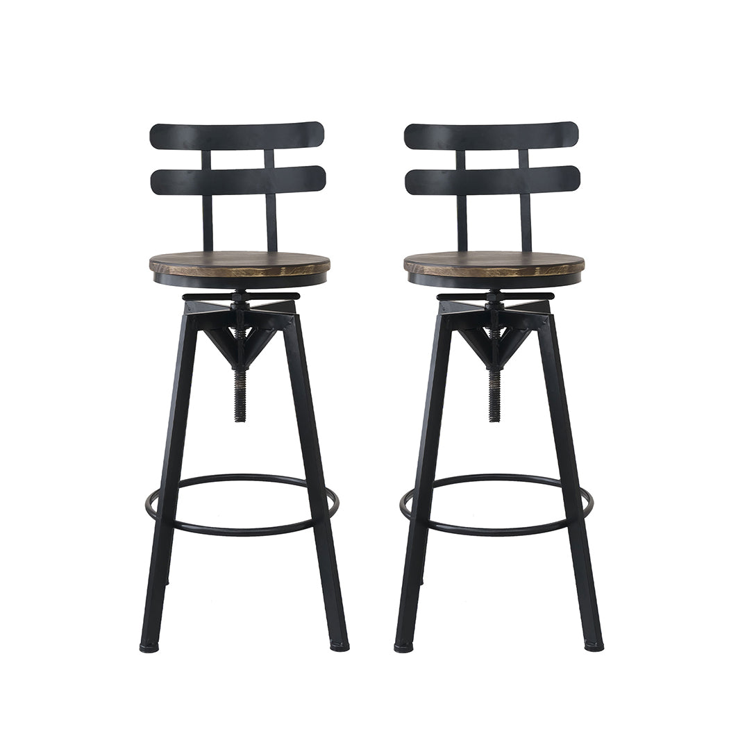 Levede 1x Bar Stool Industrial Adjustable