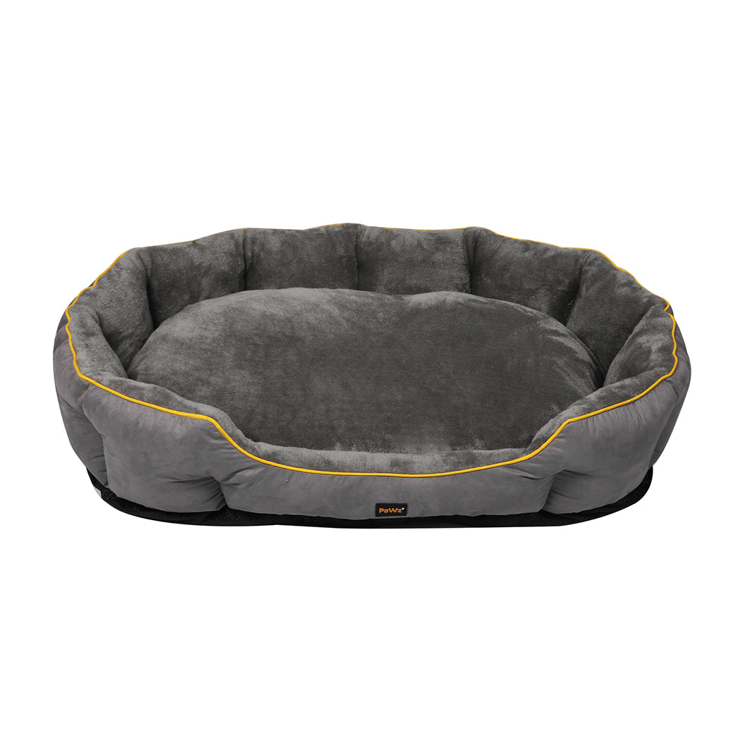 PaWz Electric Pet Heater Bed Heated L Grey Large-1942352736624447489