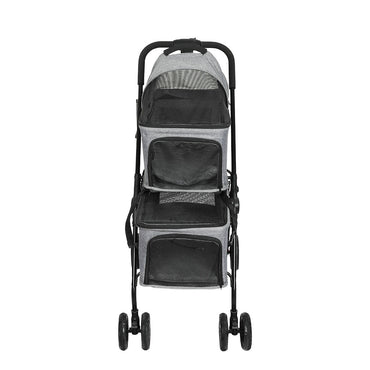 PaWz Two-tier Pet Stroller Double Dog-1942352822196637697