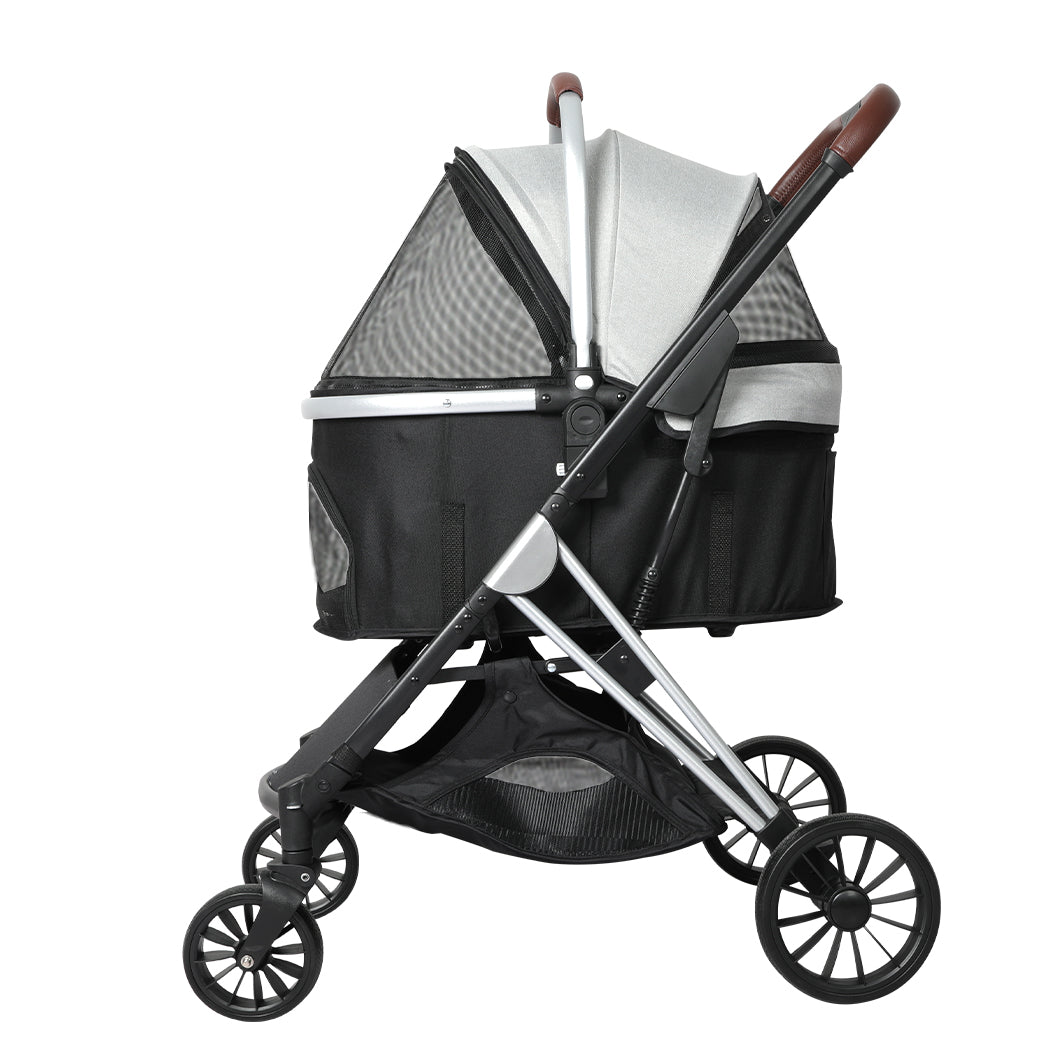 PaWz 4 Wheels Pet Stroller Dog Cat Pram-1942352822020476929