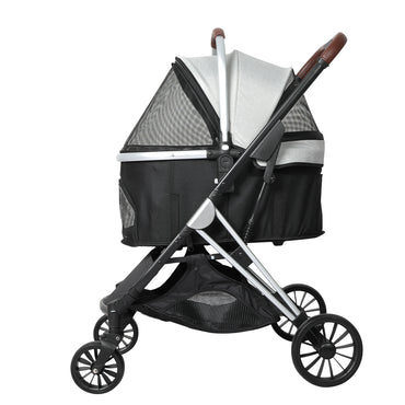 PaWz 4 Wheels Pet Stroller Dog Cat Pram-1942352822020476929