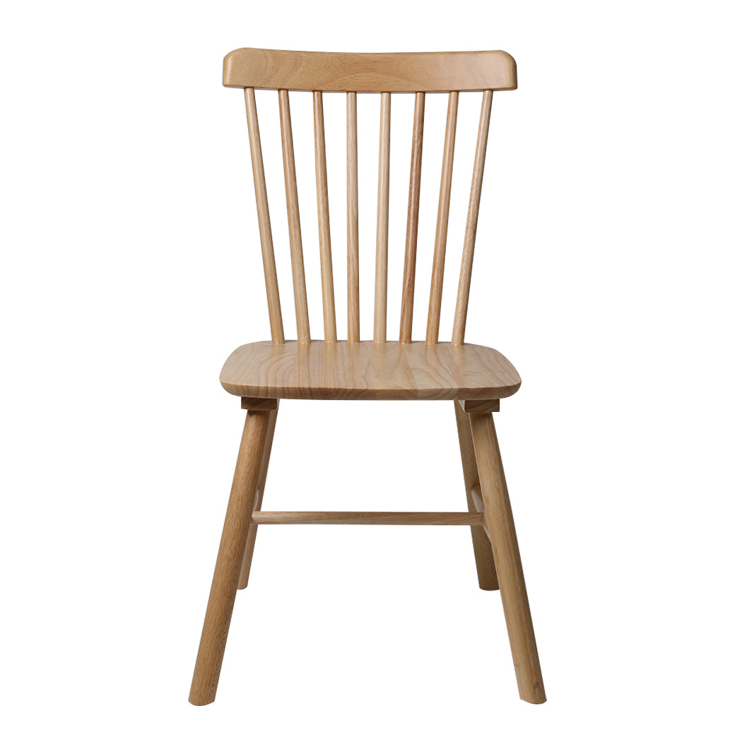 Levede 2x Dining Chairs Kitchen Windor Oak